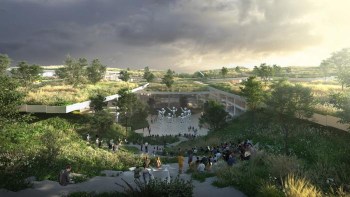 BIM建筑|BIG公布特斯联科技AI CITY重庆项目设计方案