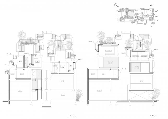 BIM建筑|像树一样生长延伸：日本丰岛画廊住宅 / 平田晃久建筑事务所