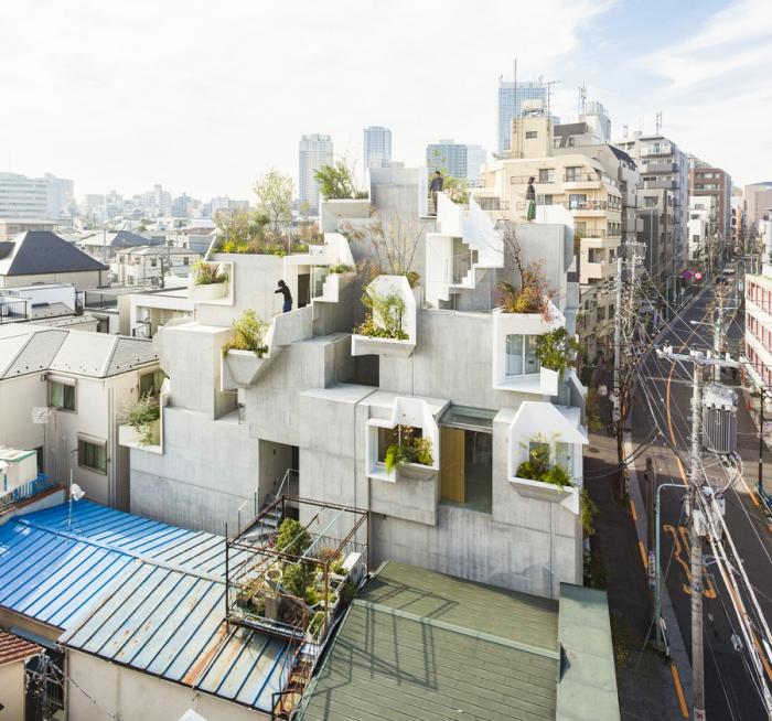 BIM建筑|像树一样生长延伸：日本丰岛画廊住宅 / 平田晃久建筑事务所