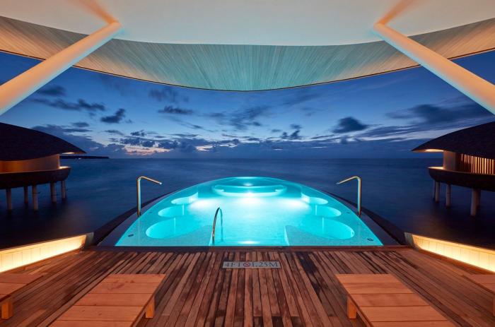 BIM建筑|凝望碧蓝大海的岛屿村落：马尔代夫沃木里瑞吉度假酒店