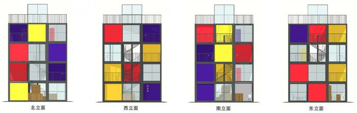 BIM建筑|积木公寓 / 何川建筑工作室，深圳大学
