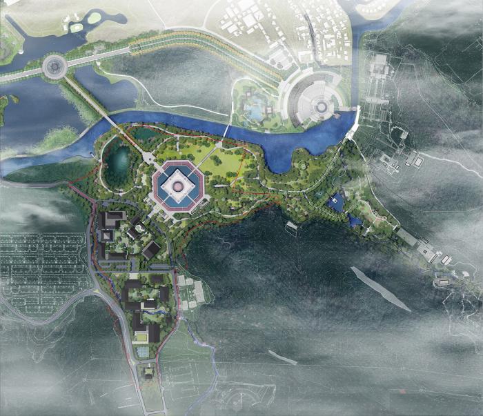 BIM建筑|大禹纪念馆方案 / 浙江大学建筑设计研究院+华南理工大学建筑设计研究院