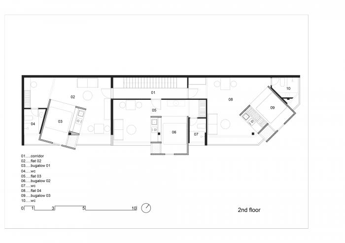 BIM建筑|越南戴安公寓，街角“楼中房” / H.2