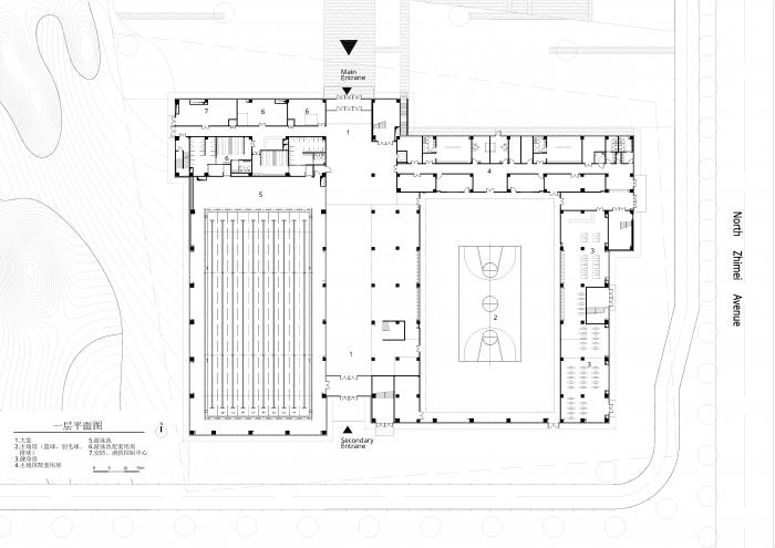 BIM建筑|北京理工大学良乡校区文化体育中心 / 时境建筑