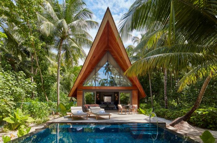 BIM建筑|凝望碧蓝大海的岛屿村落：马尔代夫沃木里瑞吉度假酒店