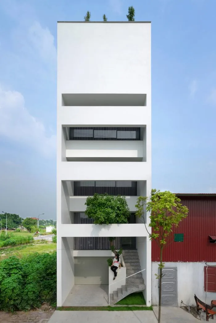BIM建筑|越南“林中住宅” / Nguyen Khac Phuoc Architects
