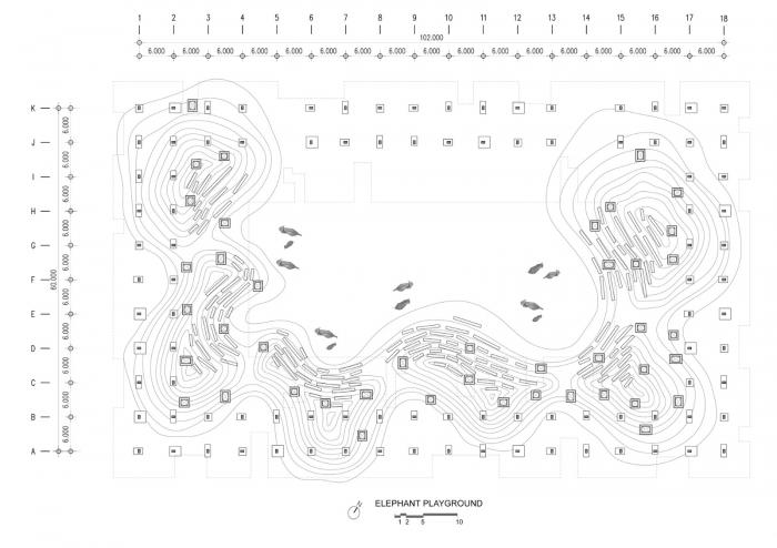 BIM建筑|“大象世界”艺术文化庭院 / Bangkok Project Studio