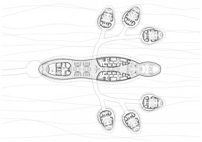 BIM建筑|凝望碧蓝大海的岛屿村落：马尔代夫沃木里瑞吉度假酒店