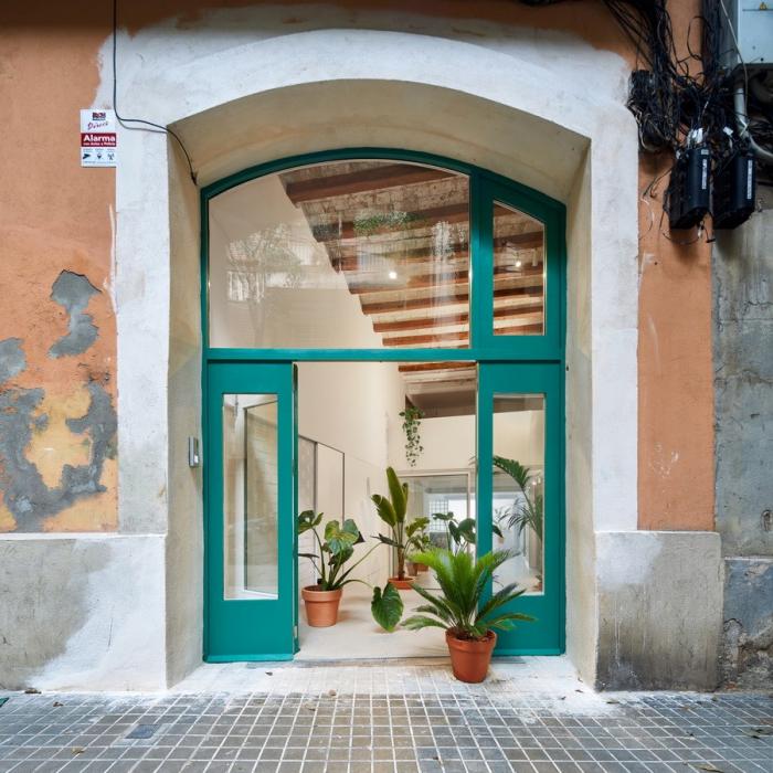 BIM建筑|巴塞罗那住宅改造，纵向贯通 / estudi08014