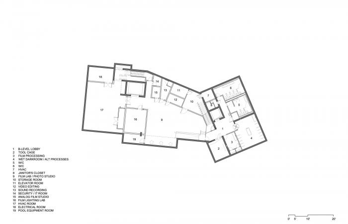 BIM建筑|轻盈飞动，绕古树而生，温特视觉艺术楼 / 斯蒂文·霍尔建筑事务所