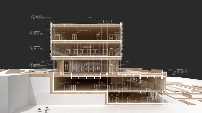 BIM建筑|版权云工作基地——国内首发国家数字音像传播服务平台 / 上海华都建筑规划设计