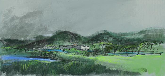 BIM建筑|大禹纪念馆方案 / 浙江大学建筑设计研究院+华南理工大学建筑设计研究院