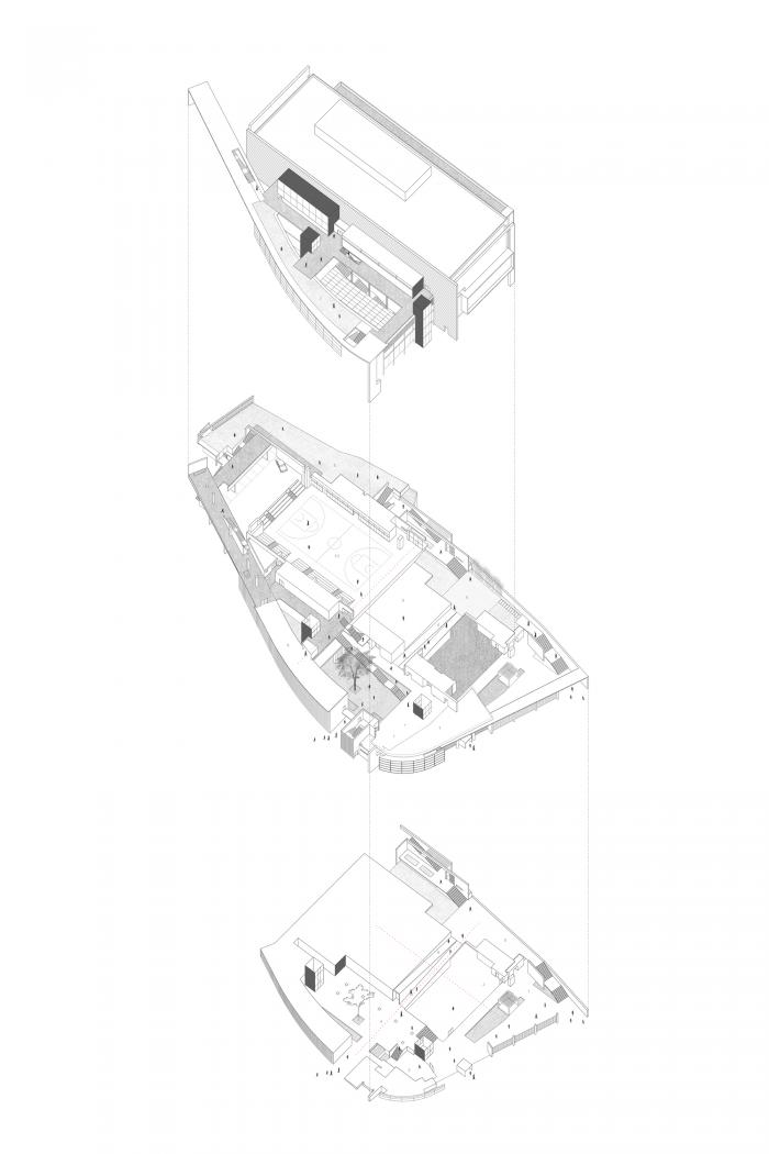 BIM建筑|错位咬合，营造光影院落——车公庙体育馆 / 建筑署