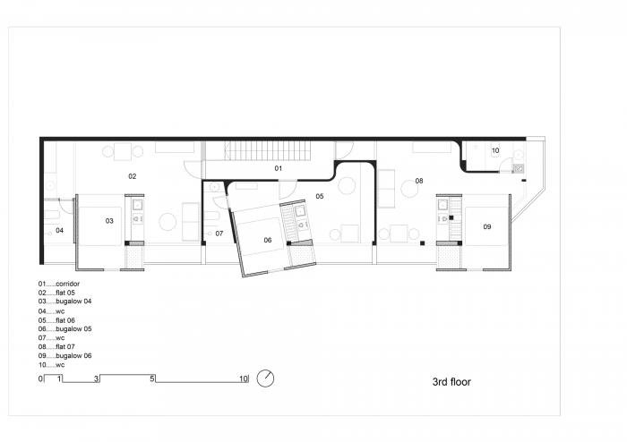 BIM建筑|越南戴安公寓，街角“楼中房” / H.2