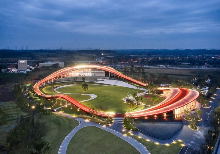 BIM建筑|成都天府“智慧之环” / Powerhouse Company