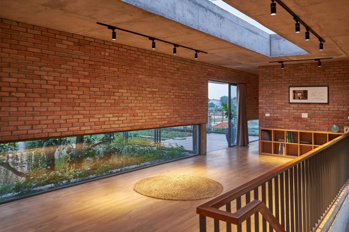 BIM建筑|闲赏庭院，静观游鱼：越南绿幕住宅 / HGAA