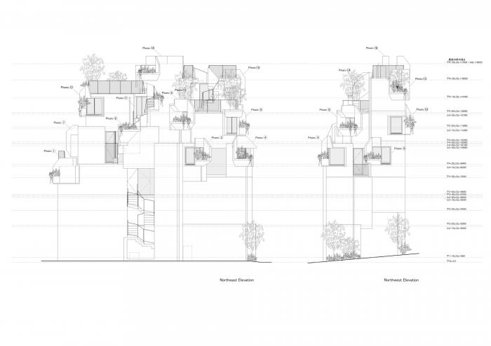 BIM建筑|像树一样生长延伸：日本丰岛画廊住宅 / 平田晃久建筑事务所
