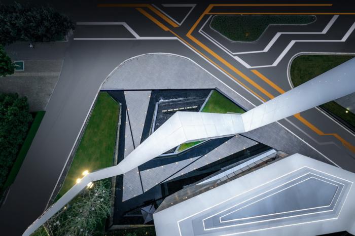 BIM建筑|武汉万科城市之光展示中心 / 上海天华建筑设计