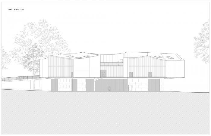 BIM建筑|轻盈飞动，绕古树而生，温特视觉艺术楼 / 斯蒂文·霍尔建筑事务所
