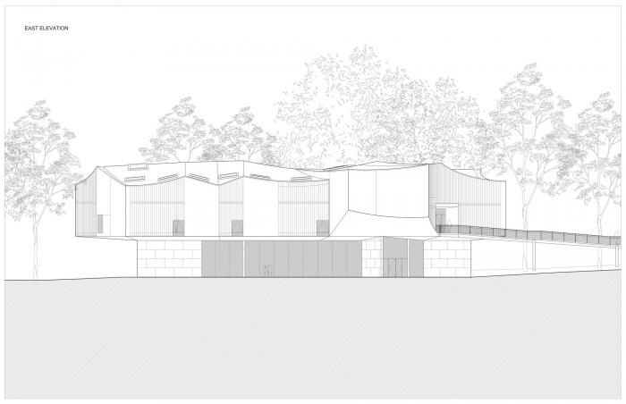 BIM建筑|轻盈飞动，绕古树而生，温特视觉艺术楼 / 斯蒂文·霍尔建筑事务所