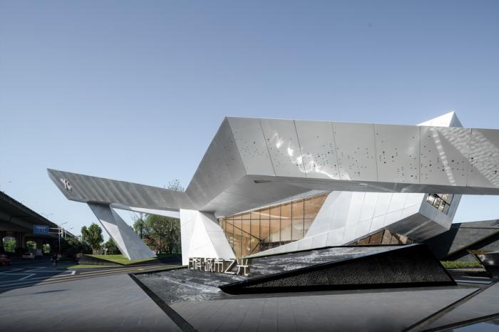 BIM建筑|武汉万科城市之光展示中心 / 上海天华建筑设计