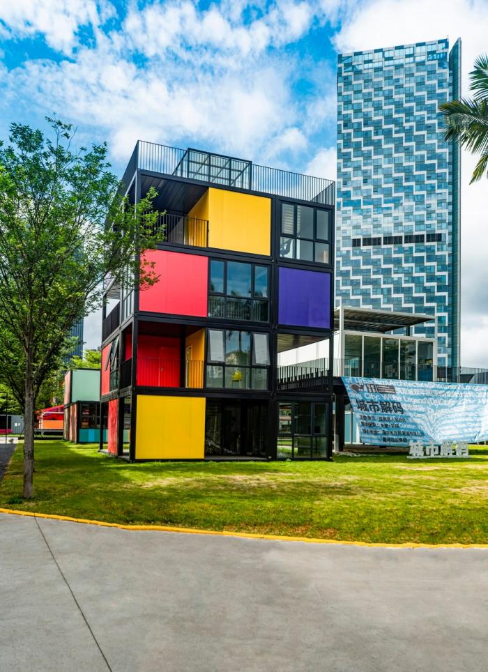 BIM建筑|积木公寓 / 何川建筑工作室，深圳大学