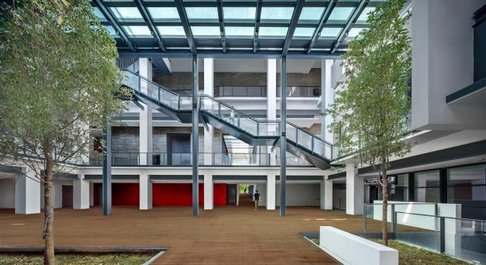 BIM建筑|错位咬合，营造光影院落——车公庙体育馆 / 建筑署