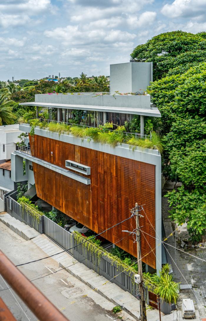 BIM建筑|班加罗尔三角住宅 / Cadence Architects