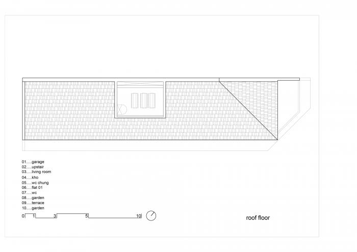 BIM建筑|越南戴安公寓，街角“楼中房” / H.2