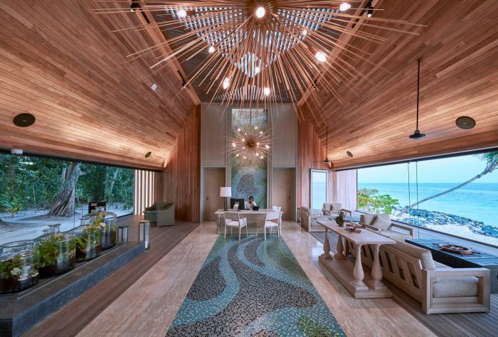 BIM建筑|凝望碧蓝大海的岛屿村落：马尔代夫沃木里瑞吉度假酒店