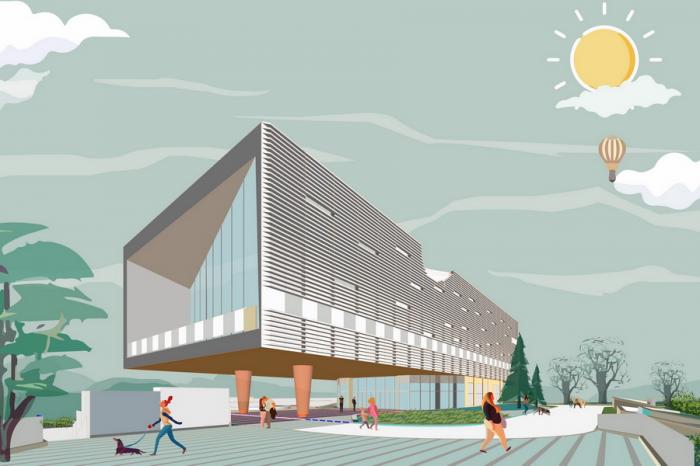 BIM建筑|版权云工作基地——国内首发国家数字音像传播服务平台 / 上海华都建筑规划设计