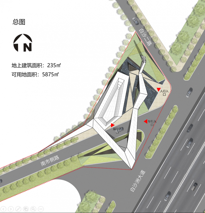 BIM建筑|武汉万科城市之光展示中心 / 上海天华建筑设计