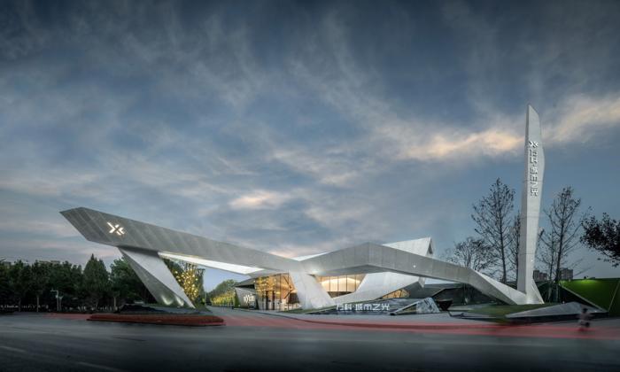 BIM建筑|武汉万科城市之光展示中心 / 上海天华建筑设计