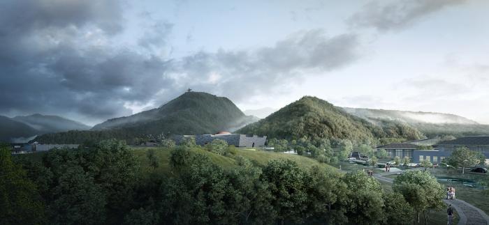 BIM建筑|大禹纪念馆方案 / 浙江大学建筑设计研究院+华南理工大学建筑设计研究院