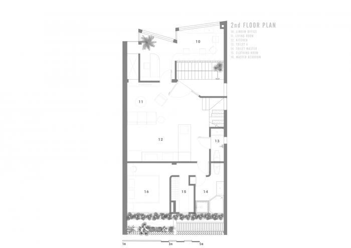 BIM建筑|与自然共居，越南百叶窗住宅 / Limdim House Studio