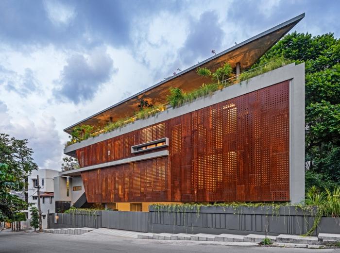 BIM建筑|班加罗尔三角住宅 / Cadence Architects