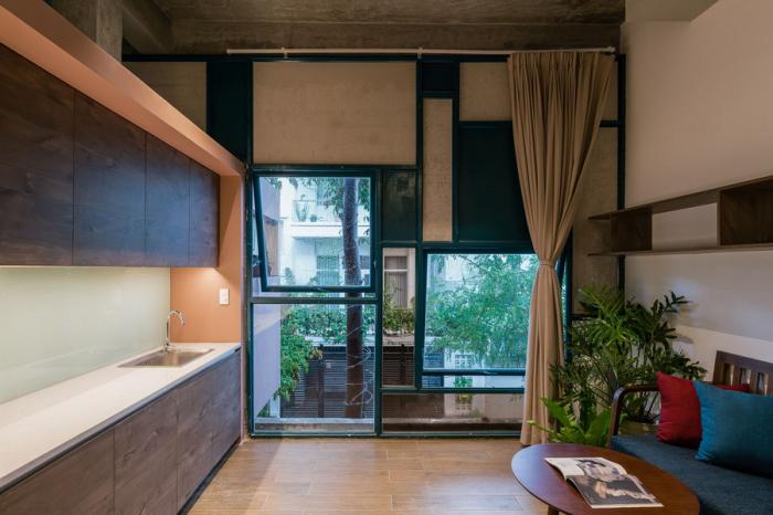 BIM建筑|越南戴安公寓，街角“楼中房” / H.2