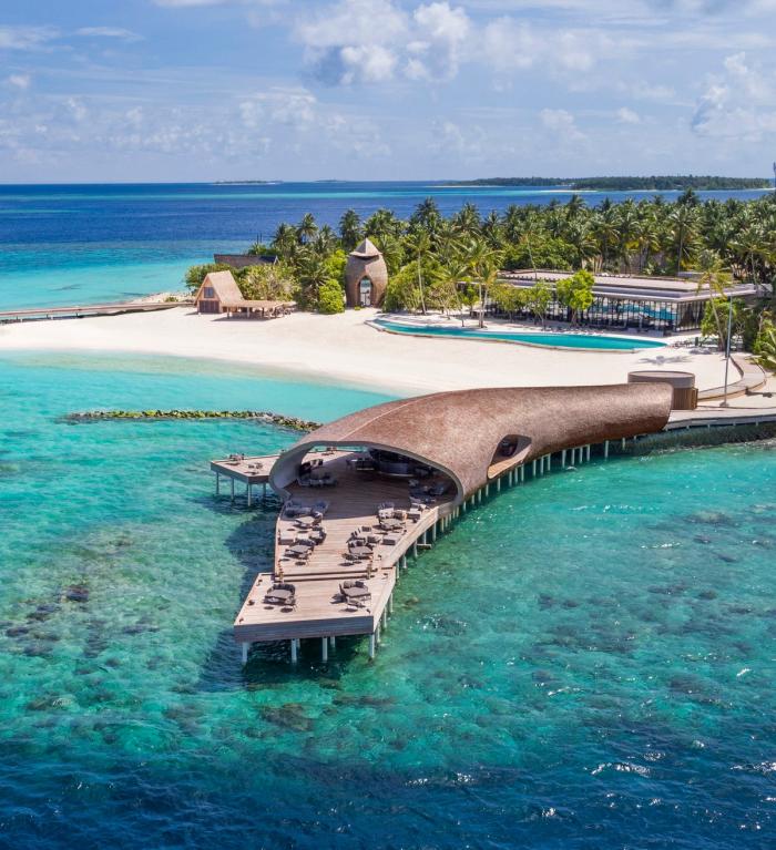 BIM建筑|凝望碧蓝大海的岛屿村落：马尔代夫沃木里瑞吉度假酒店