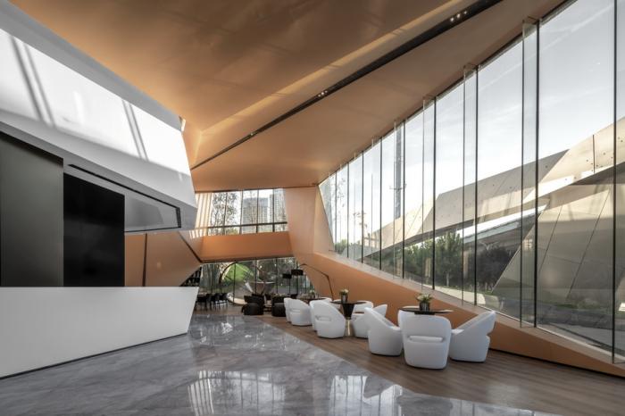 BIM建筑|武汉万科城市之光展示中心 / 上海天华建筑设计