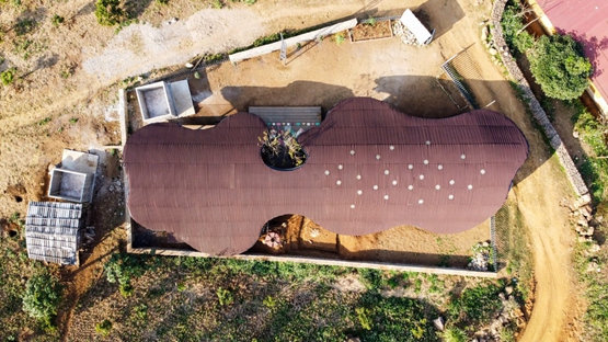 BIM建筑|越南农村建造波状屋顶幼儿园