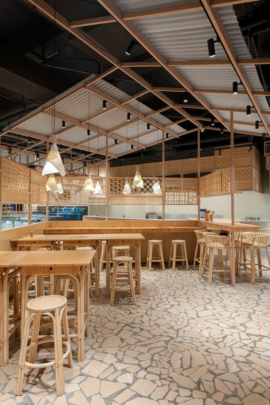 BIM建筑|寻味街市 / LUKSTUDIO 芝作室