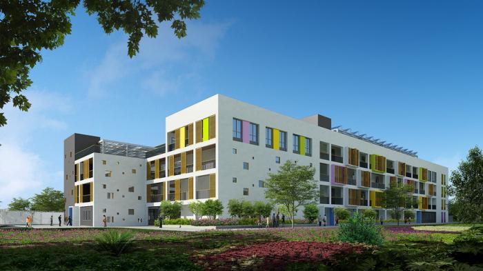 BIM建筑|广西壮族自治区直属机关第二幼儿园，中国 / 广西中盛建筑设计有限公司