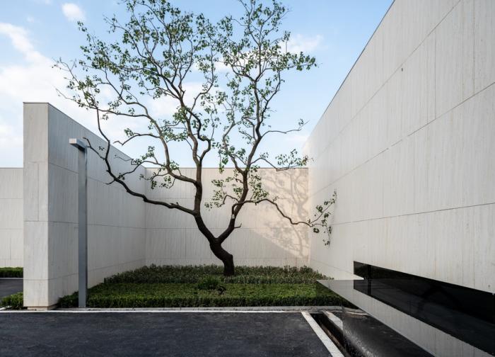 BIM建筑|十棵大香樟下的三进院子：未来城展示馆 / 孟凡浩-gad · line+ studio