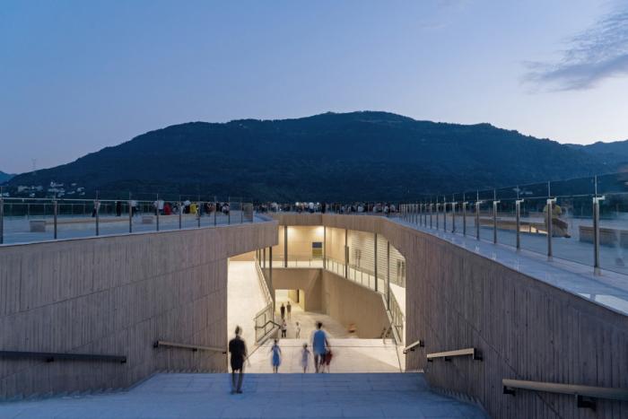 BIM建筑|重庆云阳滨江绿道游客服务中心 / 大舍建筑设计事务所