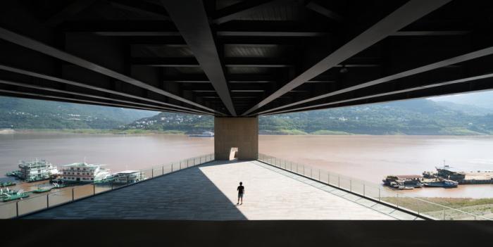 BIM建筑|重庆云阳滨江绿道游客服务中心 / 大舍建筑设计事务所