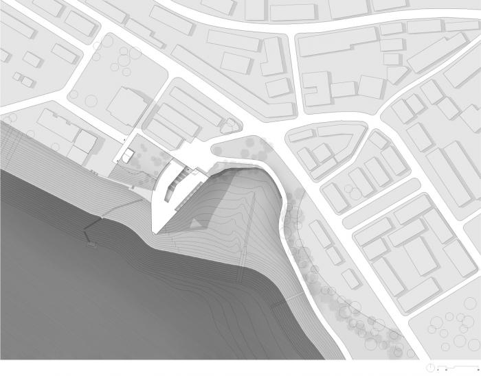 BIM建筑|重庆云阳滨江绿道游客服务中心 / 大舍建筑设计事务所