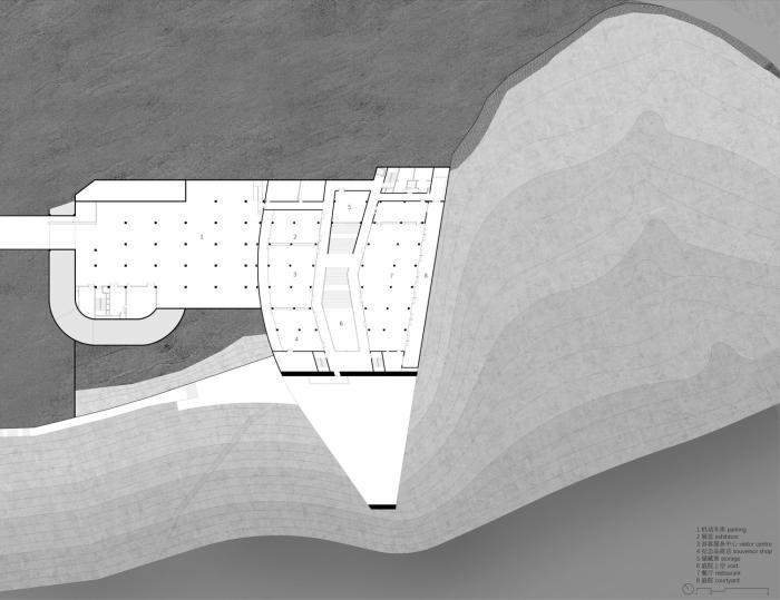 BIM建筑|重庆云阳滨江绿道游客服务中心 / 大舍建筑设计事务所