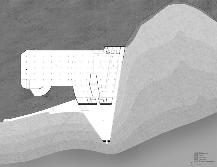 BIM建筑|重庆云阳滨江绿道游客服务中心 / 大舍建筑设计事务所