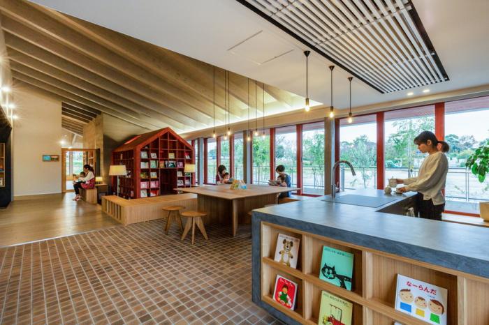 BIM建筑|KNO日托所，屋檐下的图书森林 / 日比野设计 + Youji no Shiro