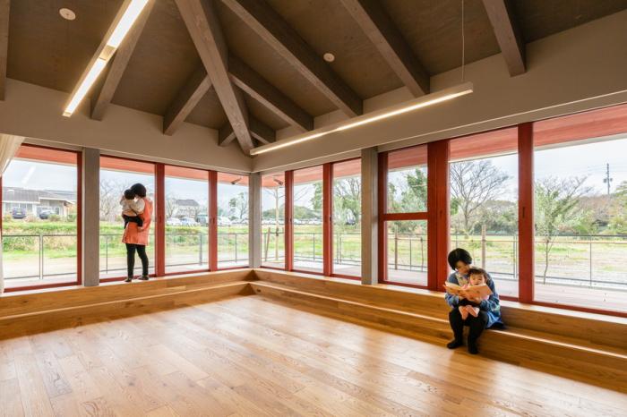 BIM建筑|KNO日托所，屋檐下的图书森林 / 日比野设计 + Youji no Shiro